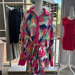 Fantastic Fawn Multicolor Long Sleeve Dress